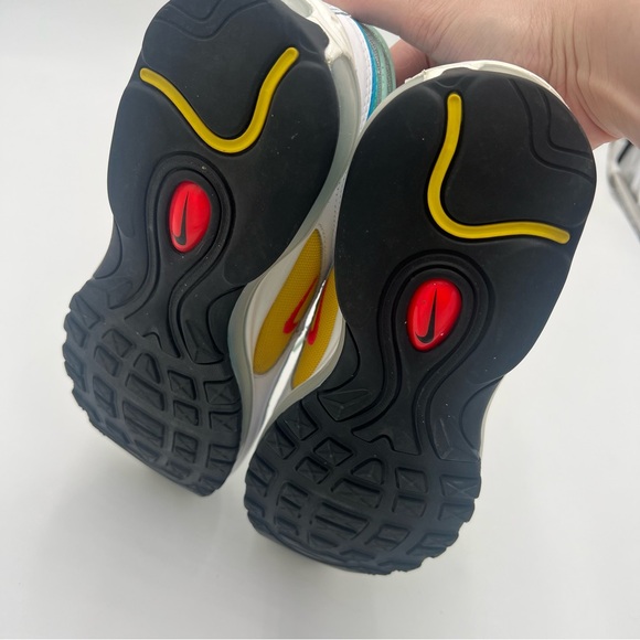 Air Max 97 Teal & Blue ‘Spring Floral' Mens Size 11 DQ7644-100 - Picture 8 of 10